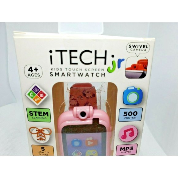 iTech Jr Kids Smartwatch Pink Unicorn Band Audio Book Camera Games Touchscreen - Picture 5 of 7